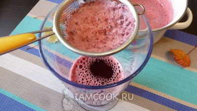 морс из черноплодной рябины