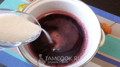 морс из черноплодной рябины