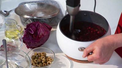 морс из клюквы и цитрусовых