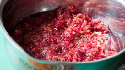 морс из красной смородины