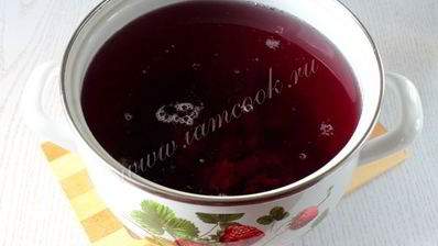 морс из вишни