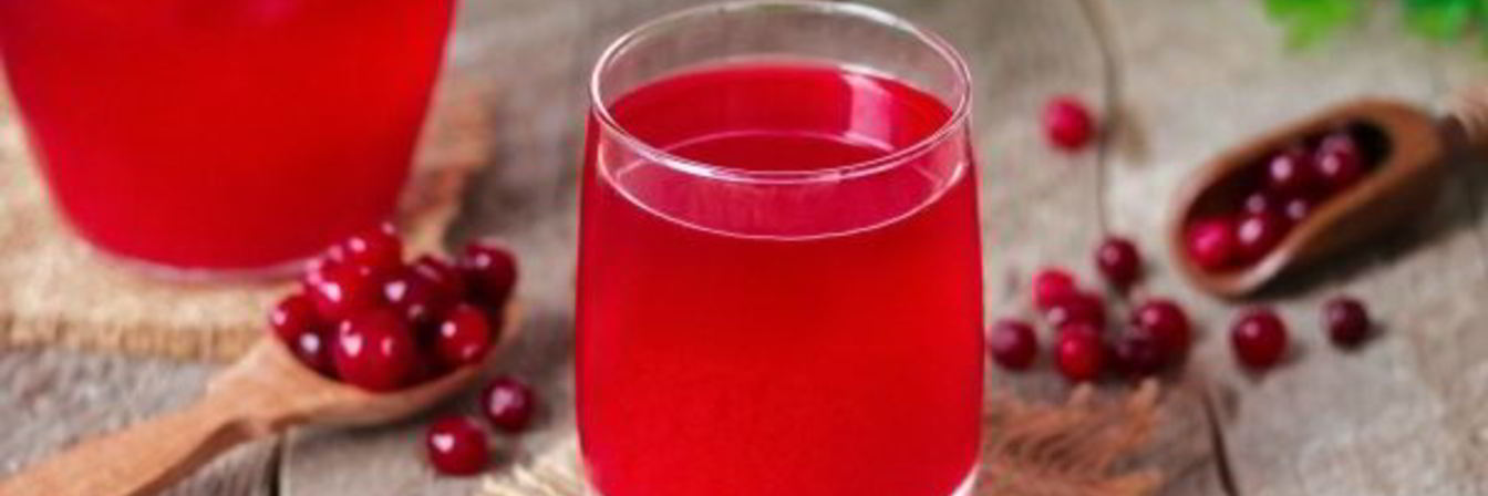 Морс из замороженной клюквы