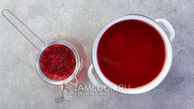 морс из замороженной клюквы