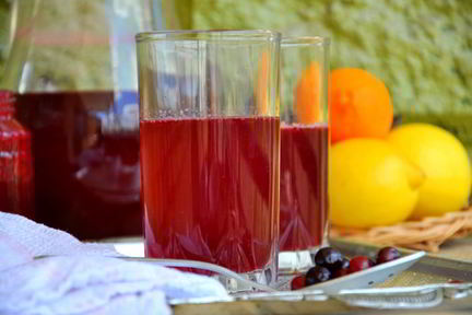 Морс клюквенно-смородиновый