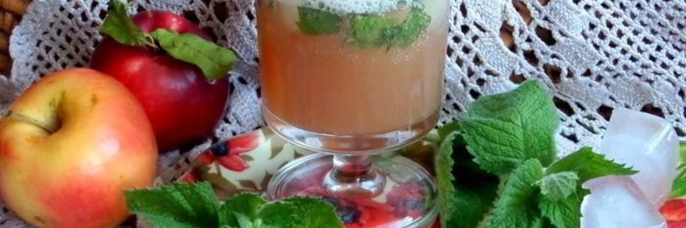 Мятный напиток на сыворотке