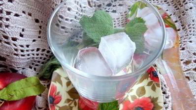 мятный напиток на сыворотке