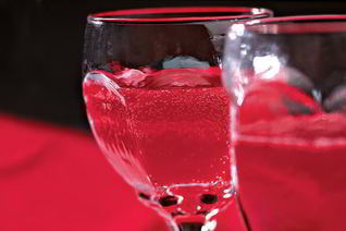 Напиток с клюквой и гранатом