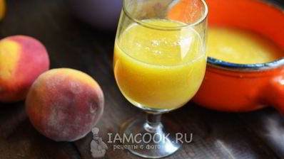 персиковый коктейль с красным вином