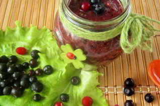 Чернично-банановый смузи