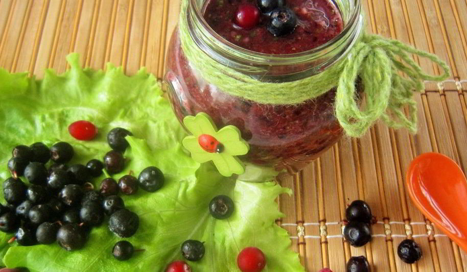 Рецепт чернично-бананового смузи