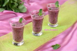 Черничный смузи