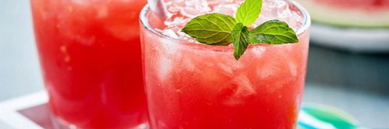 Фитнес смузи арбуз-грейпфрут-кокос