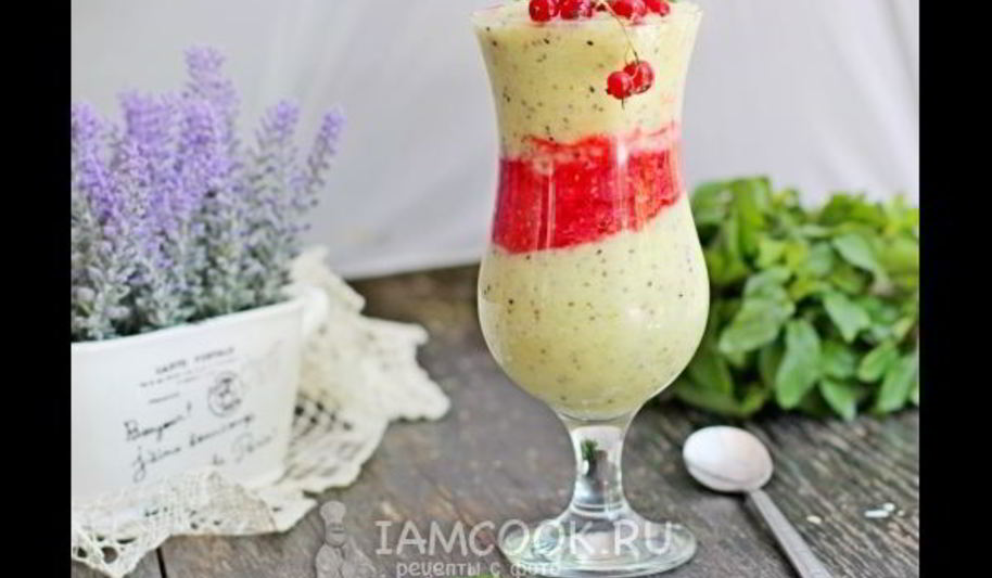 Рецепт фруктового смузи с семенами чиа