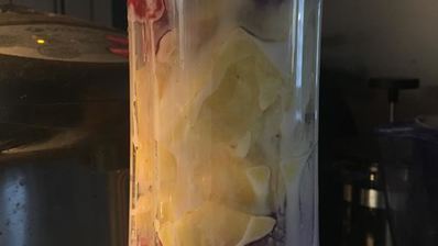 клубнично-ананасовый смузи