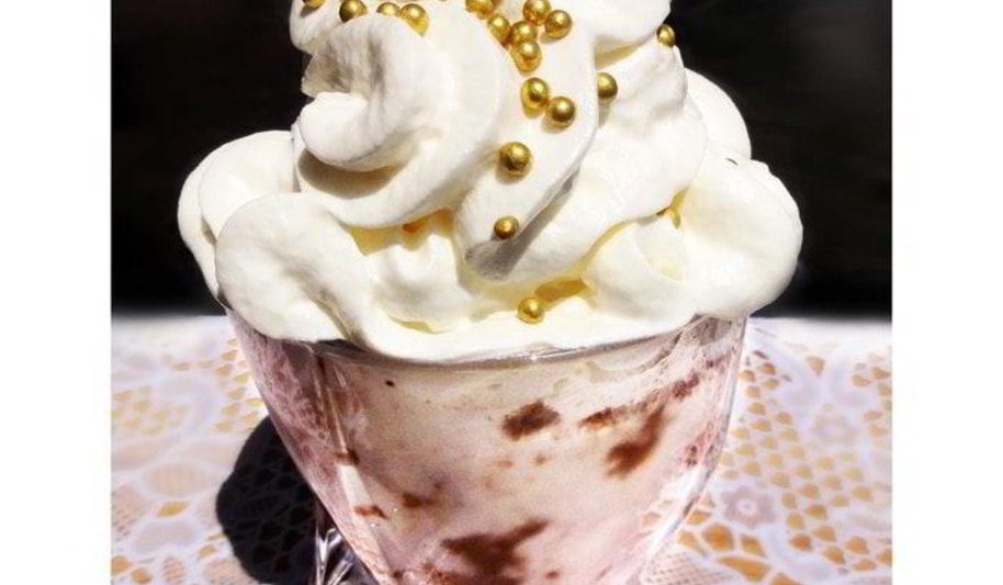 Рецепт ледяного бананового смузи кофейный восторг