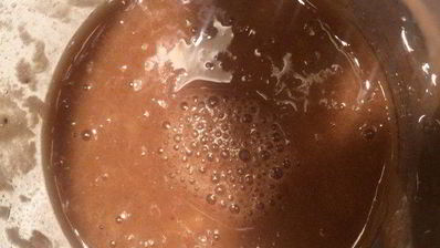 ледяной банановый смузи кофейный восторг