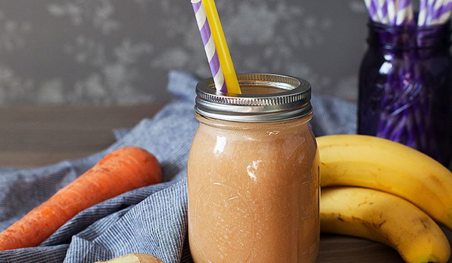 Рецепт морковна-имбирного смузи