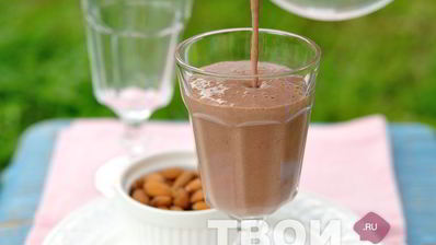 шоколадно-малиновый смузи для взрослых