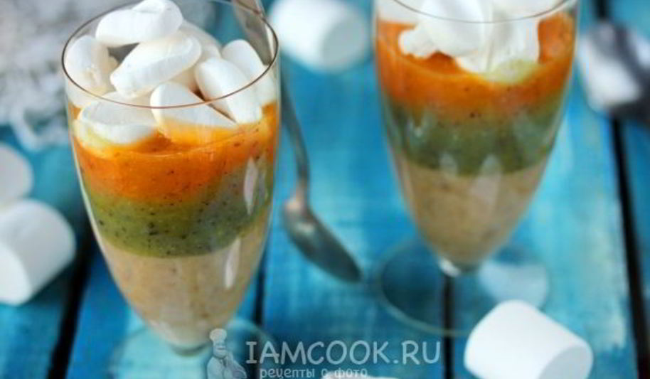 Рецепт смузей-десерта с маршмэллоу