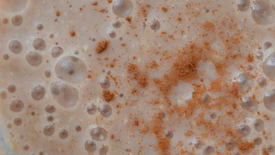 смузи из банана и земляники