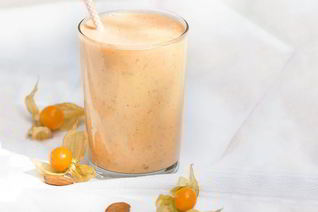 Смузи из физалиса миндаля и грейпфрута