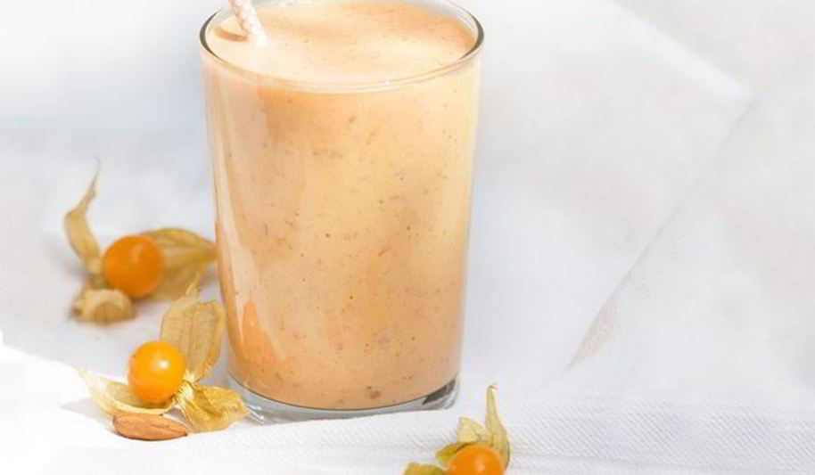 Рецепт смузей из физалиса миндаля и грейпфрута