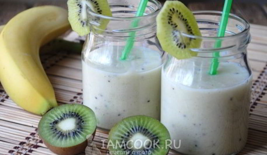 Рецепт смузей из кефира и банана