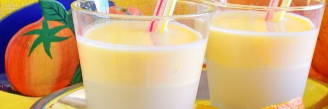 Смузи из кефира с апельсином