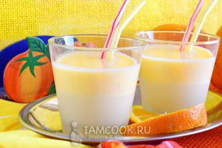 Смузи из кефира с апельсином