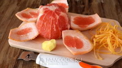 смузи из красного грейпфрута и кокосового молока