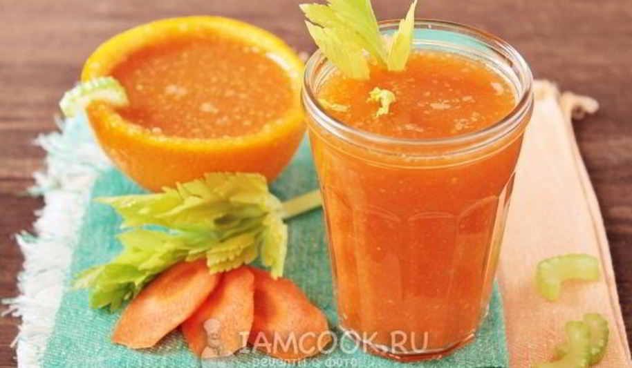 Рецепт смузей из моркови и сельдерея