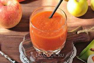 Смузи из моркови и яблок