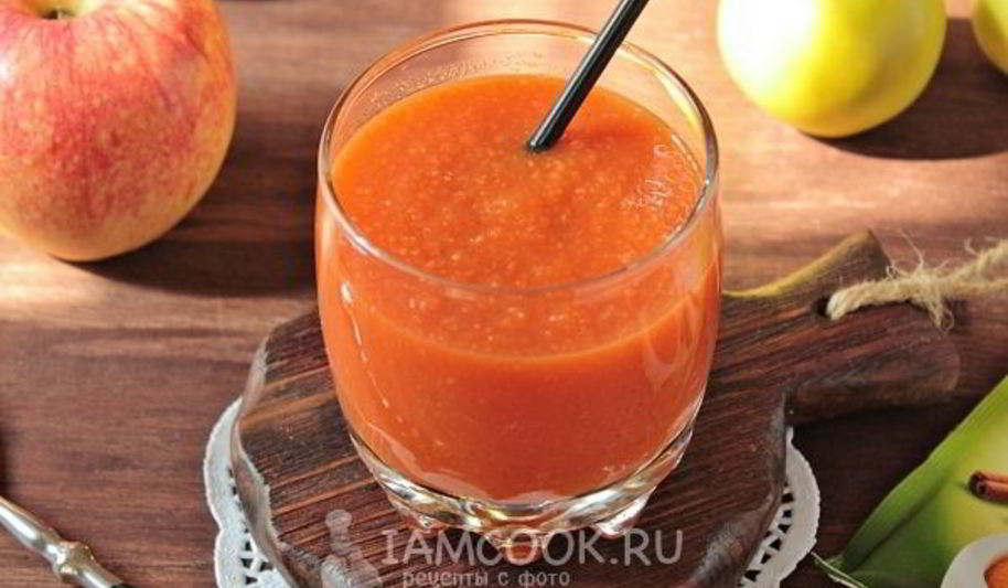 Рецепт смузей из моркови и яблок