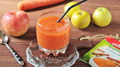 смузи из моркови и яблок