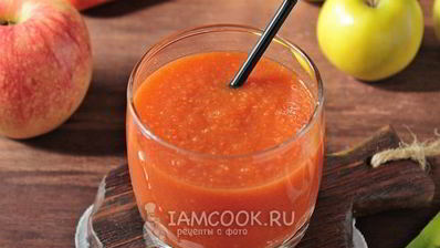 смузи из моркови и яблок