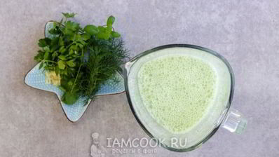 смузи из огурца и кефира