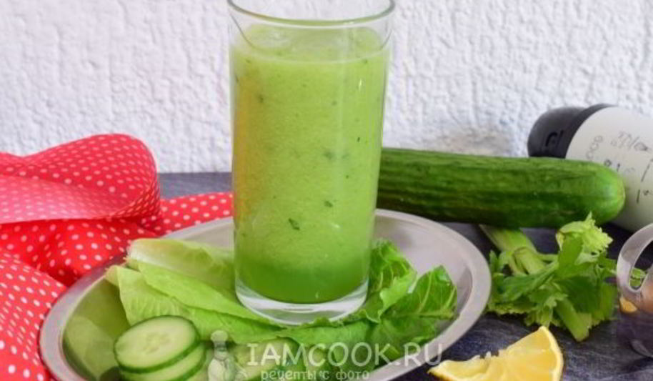 Рецепт смузей из огурцов и сельдерея