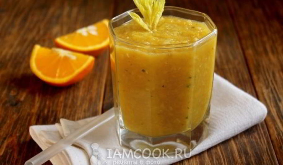 Рецепт смузей из сельдерея и апельсина