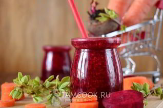 Смузи из свеклы и моркови