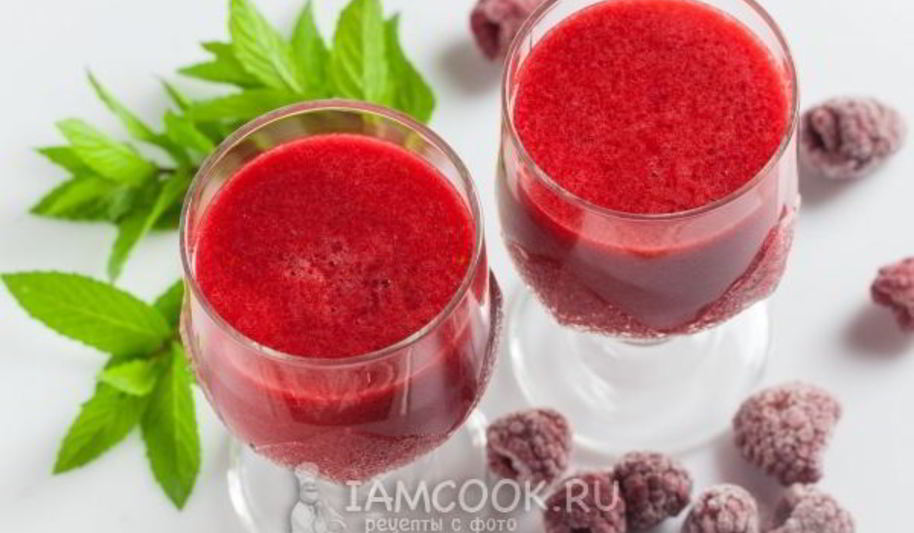 Рецепт смузей из замороженной малины