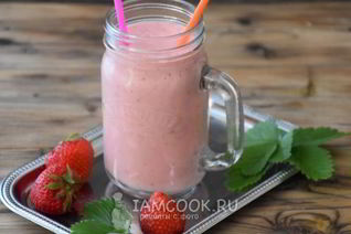 Смузи Клубничный чизкейк