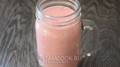 смузи клубничный чизкейк