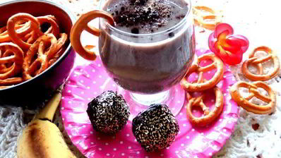 смузи лен с какао