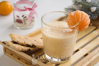 Смузи мандариновый с бананом