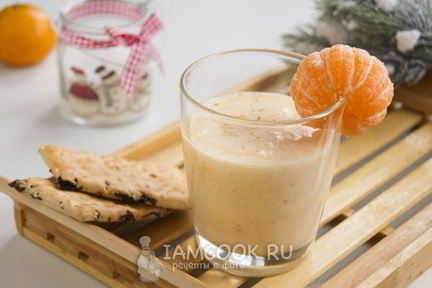 Смузи мандариновый с бананом