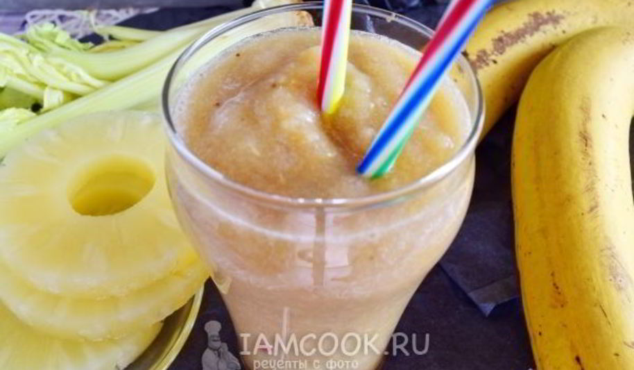 Рецепт смузей с ананасом и сельдереем