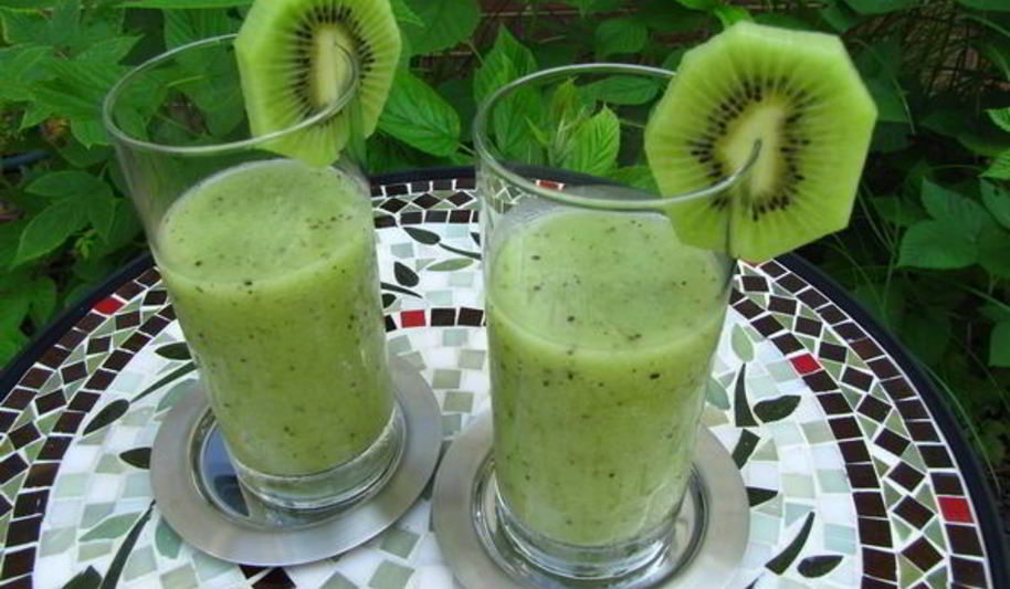 Рецепт смузей с апельсиновым соком и киви
