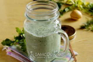 Смузи с авокадо и свежим огурцом