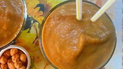 смузи с бананами и курагой