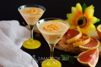 Смузи с грейпфрутом и апельсином